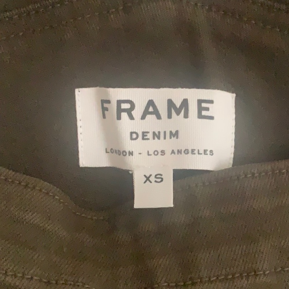 FRAME Le High Skinny Overalls